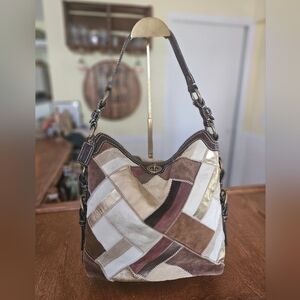 Coach patchwork hobo with turnlock 10974 from 2007
